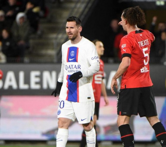 El PSG perdió ante el Rennes con Neymar, Messi y Mbappe